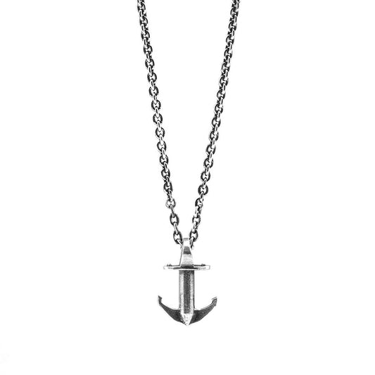 Mini Anchor Signature Silver Necklace Pendant